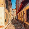 Straatje in St Tropez 1998 