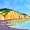 2026 Ochtendlicht in Pourville Olie op doek 55x75