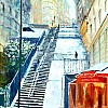 2026 Rue Bouquerel Olie op doek 40x60