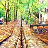 2026 Rue Foyatier Olie op doek 40x50