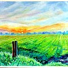 2025 Zonsondergang in  Evergem